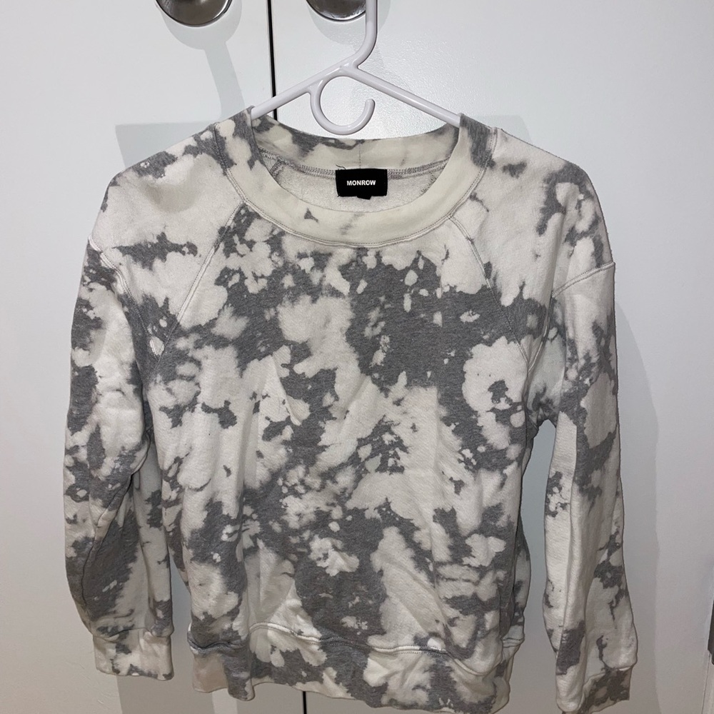 Monrow tie die sweatshirt size small